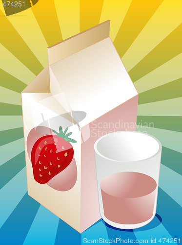 Image of Strawberry milk
