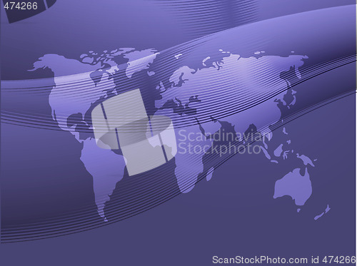 Image of Map of the world illustration