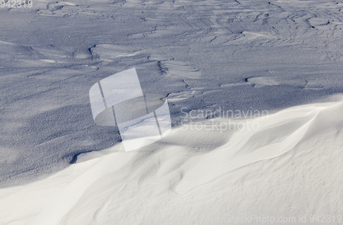 Image of Snow drifts in winter