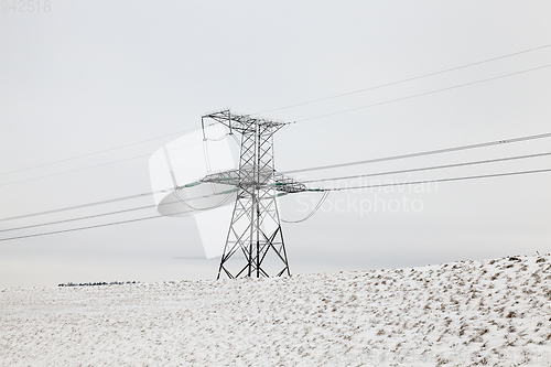 Image of Snow drifts in winter