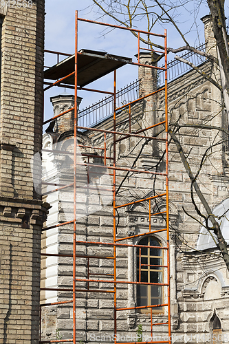 Image of Scaffolding close up