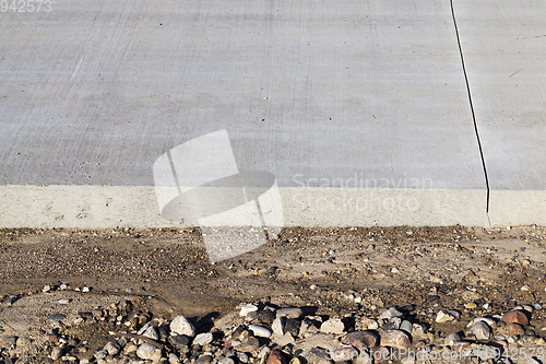 Image of road from concrete