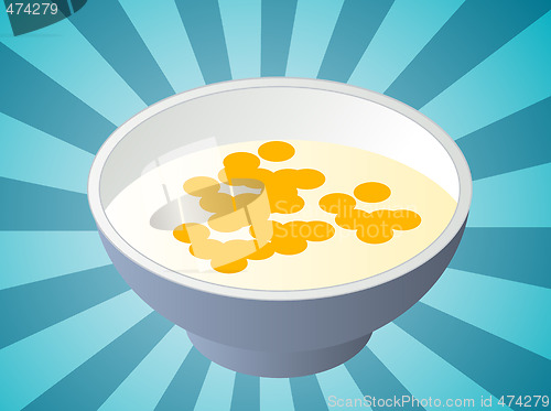 Image of Cereal with milk