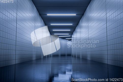 Image of A typical underground corridor background