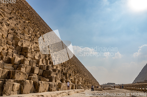 Image of Pyramids at Giza Cairo Egypt