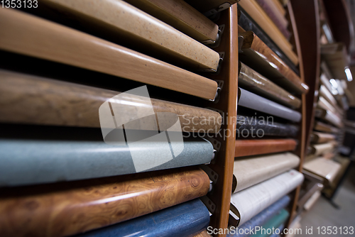 Image of samples of wooden furniture