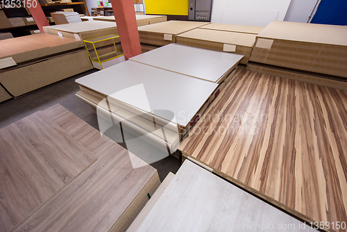 Image of modern wooden furniture factory