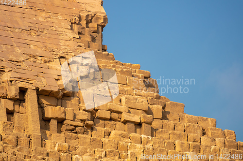 Image of Pyramids at Giza Cairo Egypt