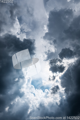 Image of bad weather storm clouds
