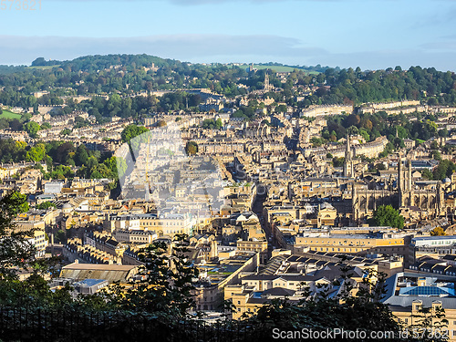 Image of HDR Aerial view of Bath