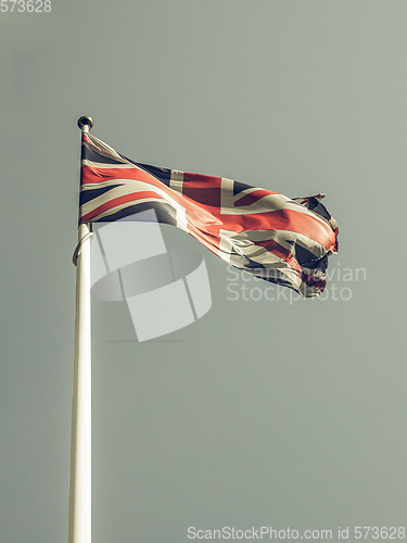 Image of Vintage looking United Kingdom flag