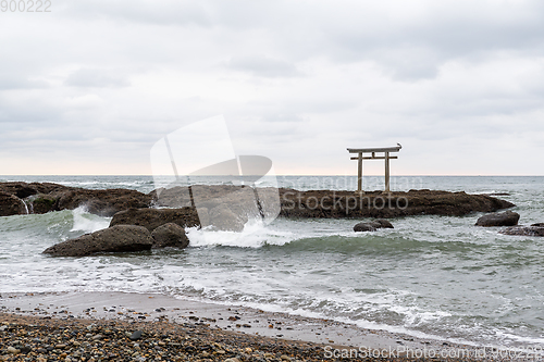 Image of Oarai isozaki shrine in japan