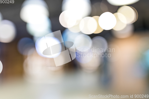 Image of Blur city view at night