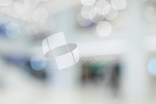 Image of Blurred of shopping center