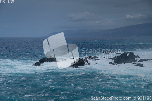 Image of natural swimming pools on Tenerife island