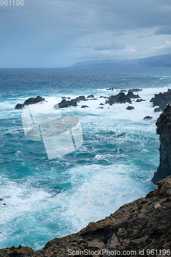 Image of natural swimming pools on Tenerife island