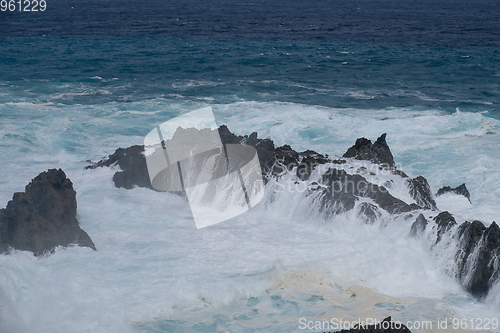 Image of natural swimming pools on Tenerife island