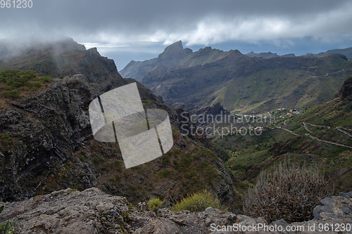 Image of view on Teno Mountains