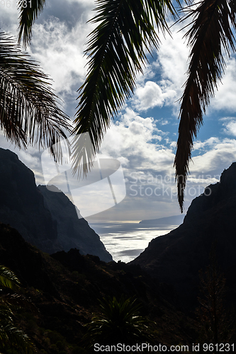 Image of view on ocean from Masca village