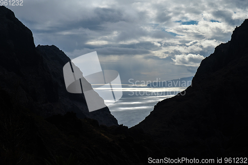 Image of view on ocean from Masca village