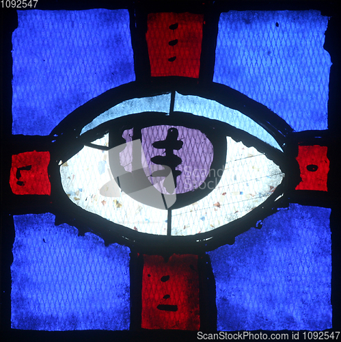 Image of Christian religious symbol - all-seeing eye