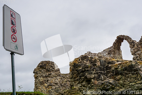 Image of The ruins of the medieval castle of Koknese