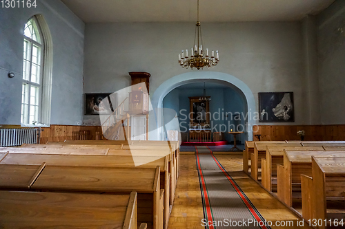 Image of Interior of the Koknese Evangelical Lutheran Church. 