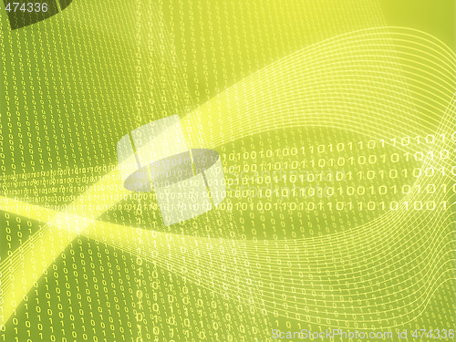Image of Digits data abstract illustration