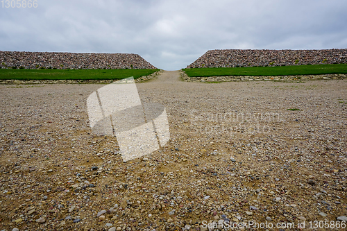 Image of Stones in Koknese in the park Garden of Destinies in Latvia.