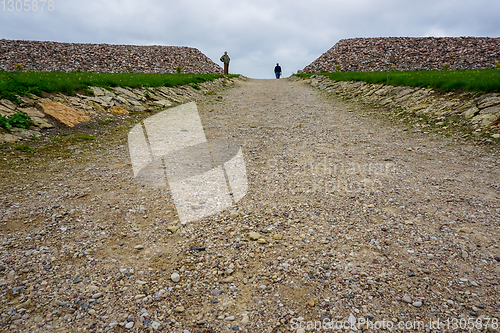 Image of Stones in Koknese in the park Garden of Destinies in Latvia.