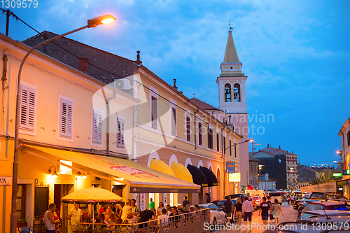 Image of People street restaurant Novigrad Croatia