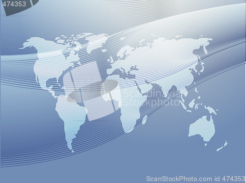 Image of Map of the world illustration
