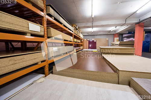 Image of modern wooden furniture factory