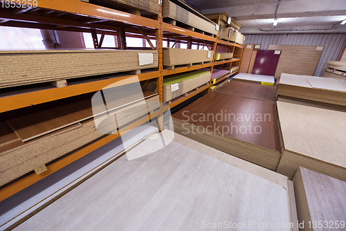 Image of modern wooden furniture factory