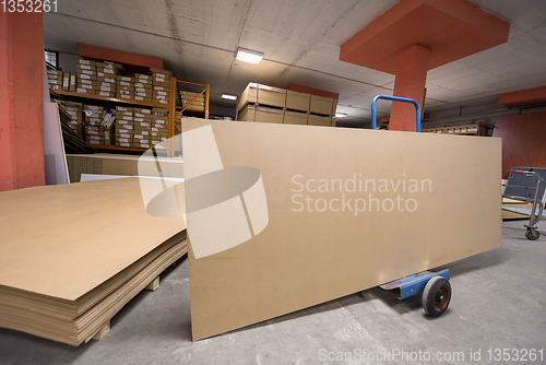 Image of modern wooden furniture factory