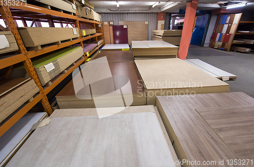 Image of modern wooden furniture factory