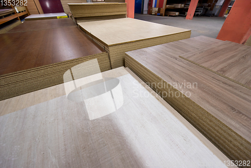 Image of modern wooden furniture factory