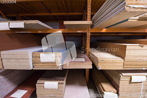 Image of modern wooden furniture factory