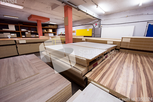 Image of modern wooden furniture factory