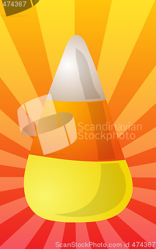 Image of Candy corn illustration