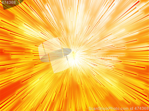 Image of Burst streaks of light