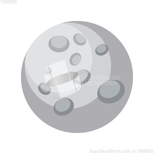 Image of Simple Mercury design vector illustration on white background