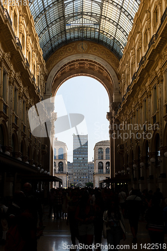 Image of Gallery Vittorio Emanuele II in Milan Italy