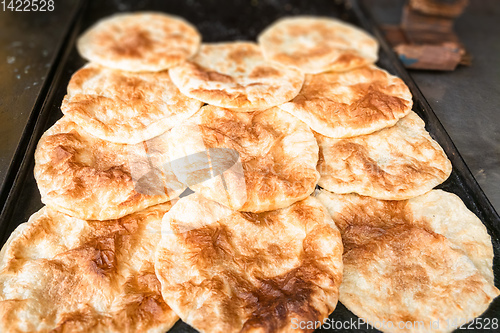 Image of some flatbread in Cairo Egypt