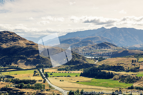 Image of Landscape scenery in south New Zealand