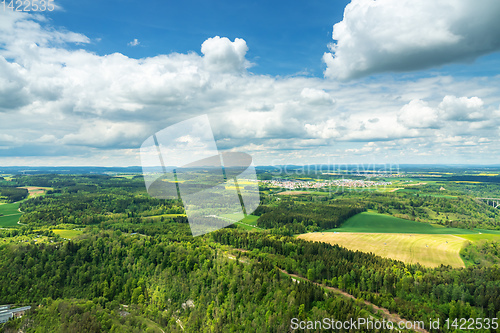 Image of panoramic view at Rottweil Germany