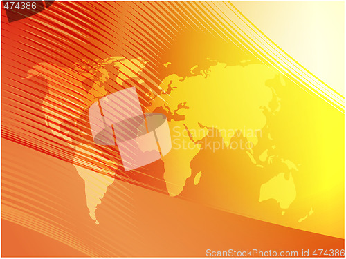 Image of Map of the world illustration