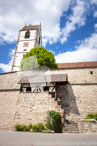 Image of Fortified church at Bergfelden south Germany