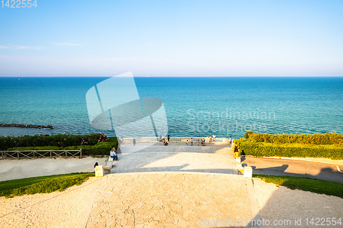 Image of view from the monument to the fallen of Ancona, Italy