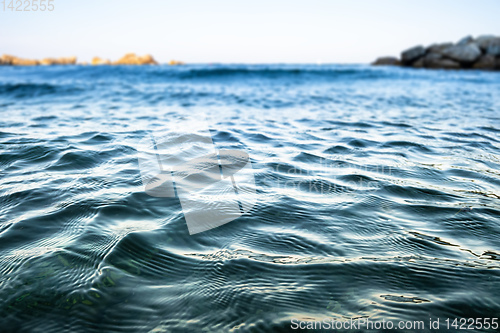 Image of sea water detail at Ancona, Italy